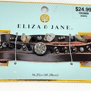 Eliza & Jane Leather Wrap Bracelet